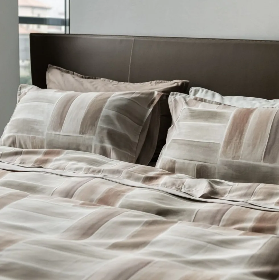 Completo Letto Raso di cotone Gabriel Rosè Matrimoniale