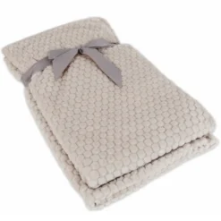 Coperta Bimbo Voile Tortora