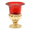 Coppa Oro/Rosso in Vetro