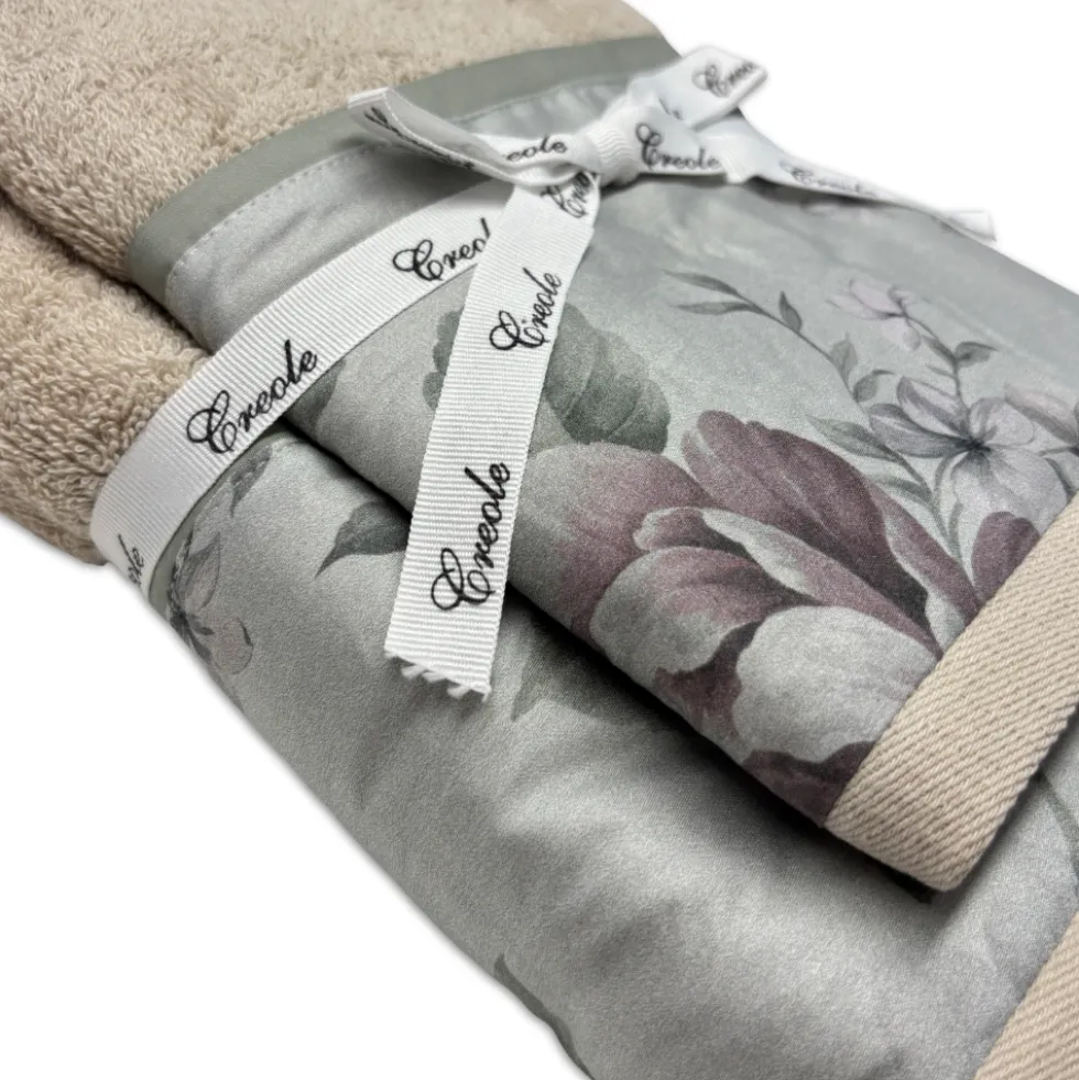 Coppia asciugamani CREOLE Alexa Beige