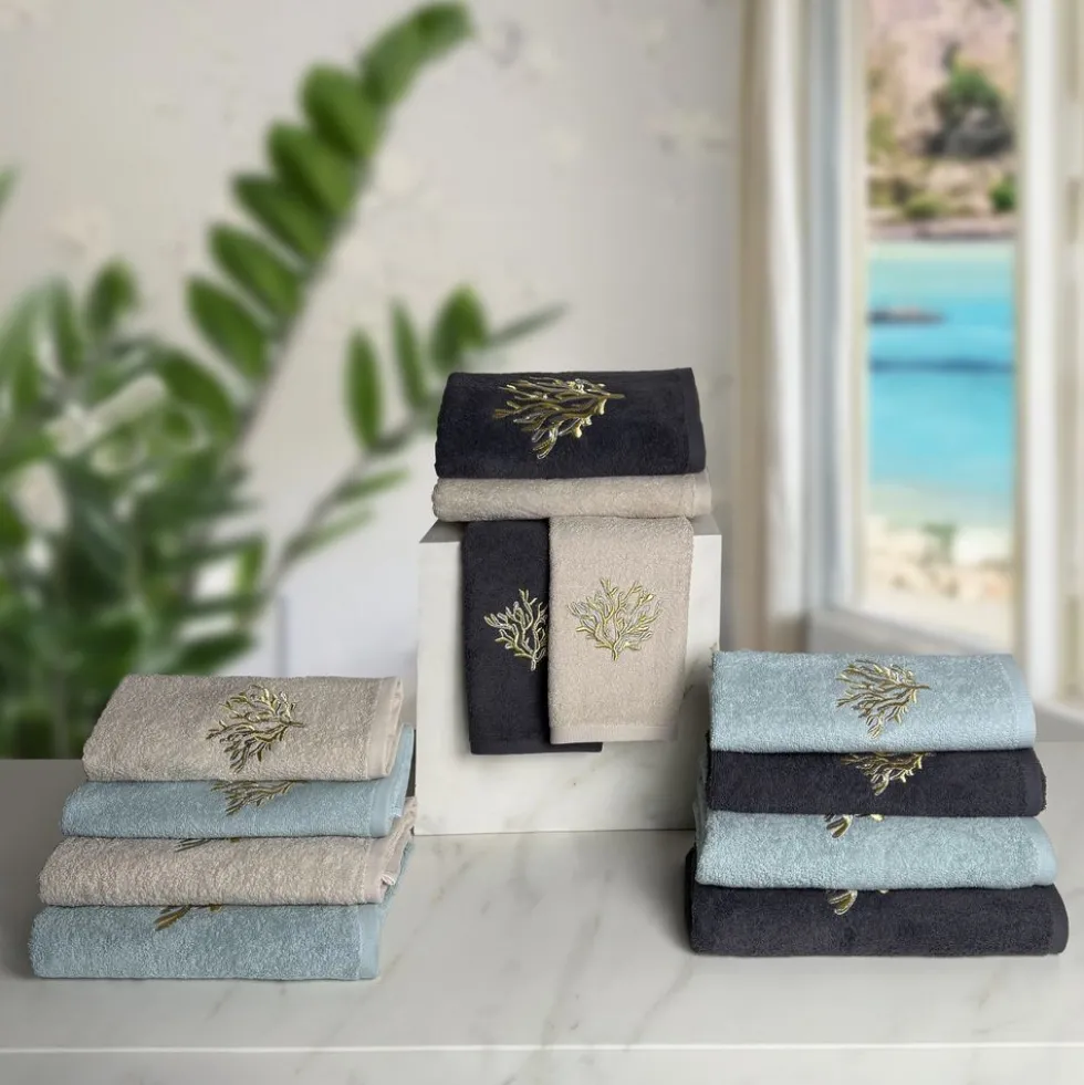 Coppia asciugamani CREOLE Maldive Beige
