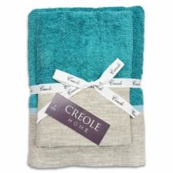 Coppia asciugamani CREOLE profilo Lino Tiffany