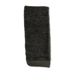 Coppia asciugamani 500 gr Melodie grigio fumo