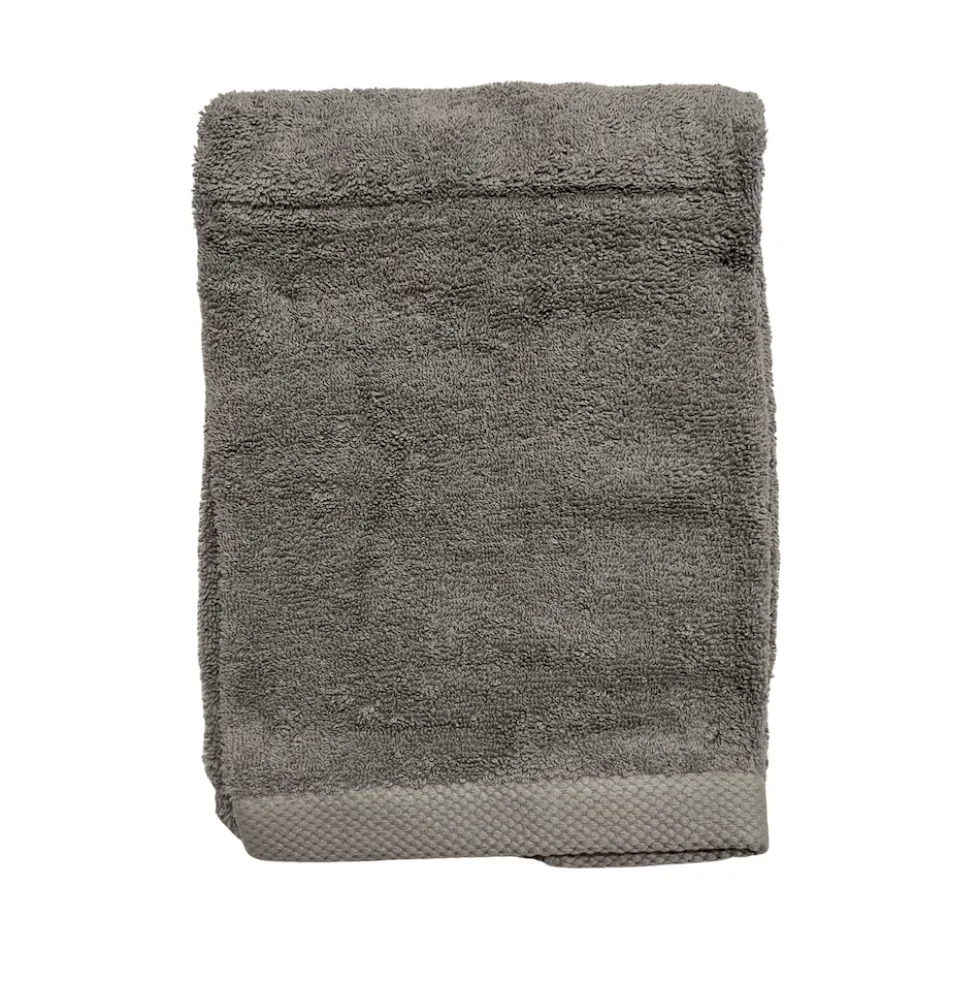 Coppia asciugamani 500 gr Melodie grigio
