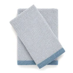 Coppia Asciugamani in Spugna Mr & Mrs Grigio/Antracite