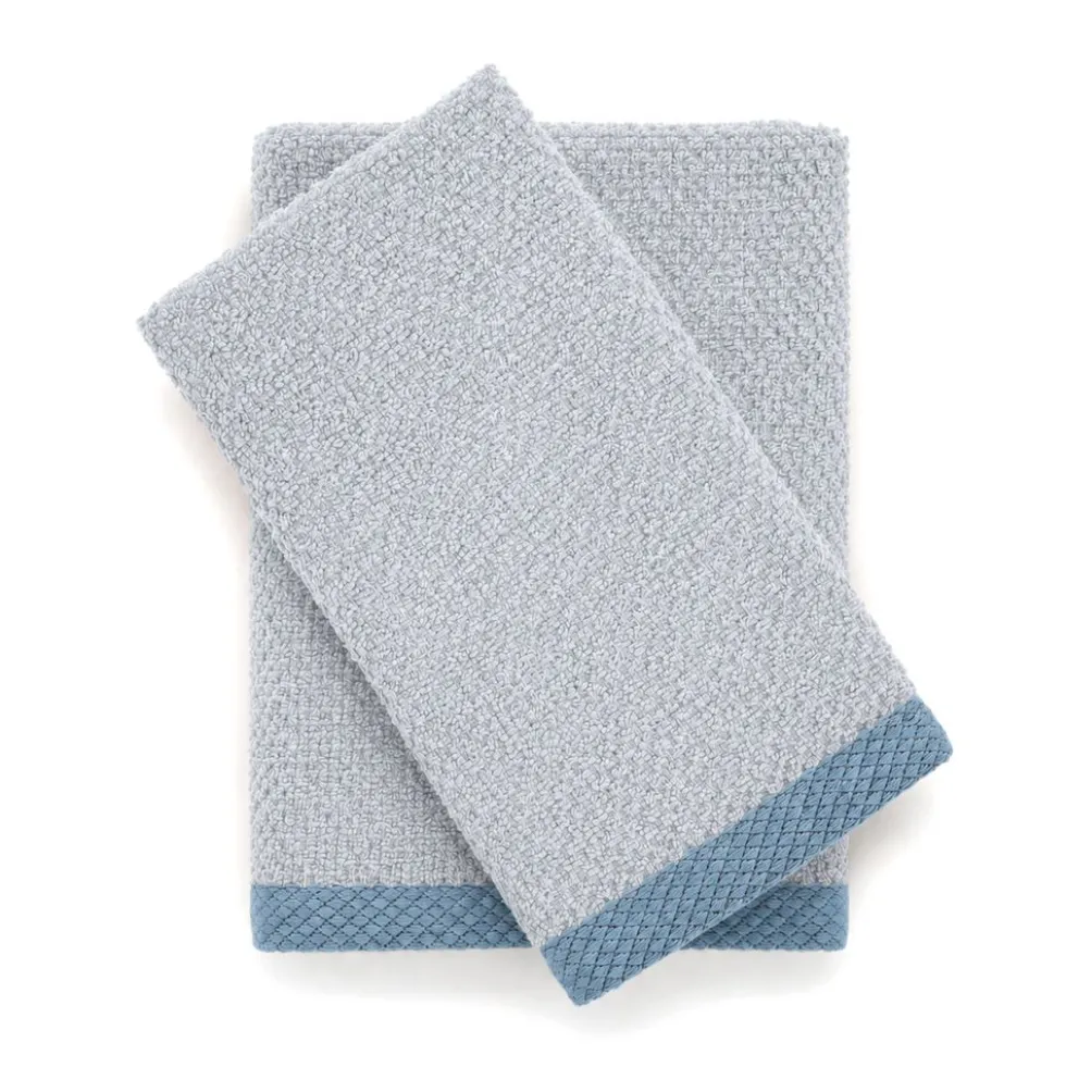 Coppia Asciugamani in Spugna Mr & Mrs Grigio/Antracite