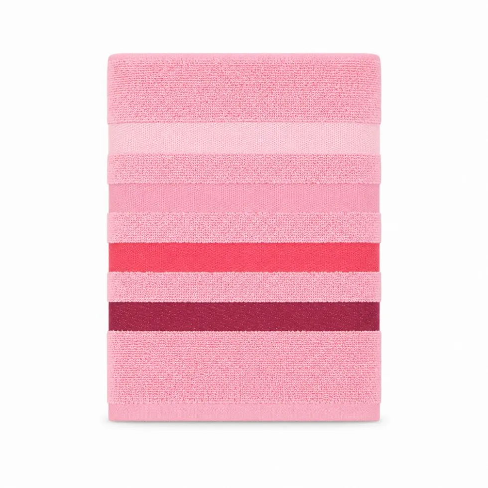 Coppia Asciugamani in spugna Colorful Rosa