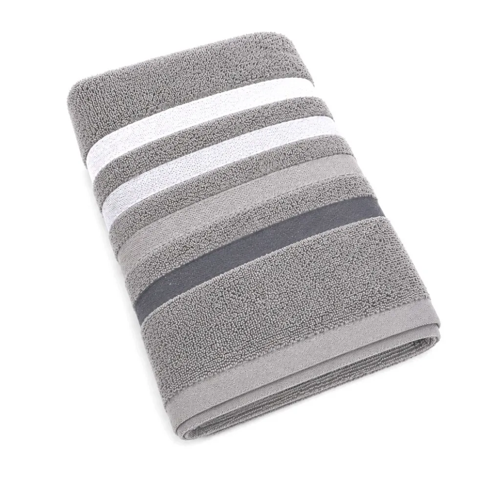 Coppia Asciugamani in spugna Colorful Grigio Antracite