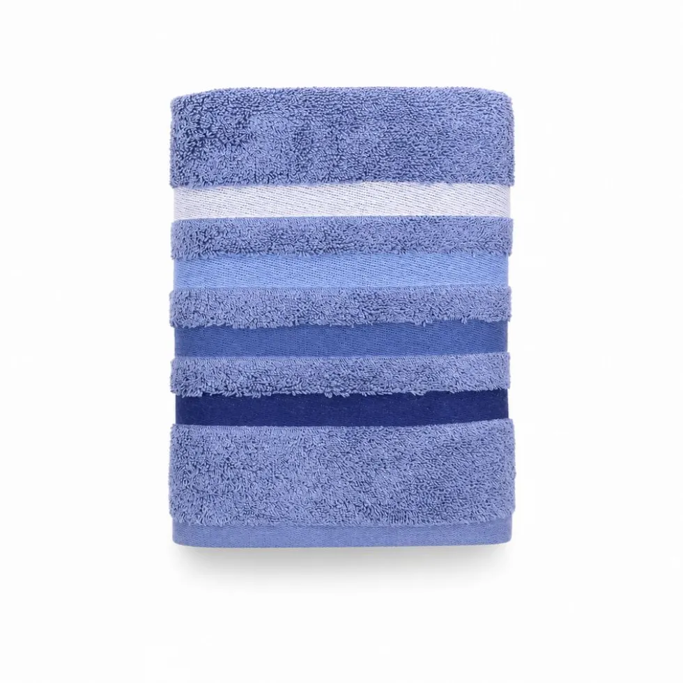 Coppia Asciugamani in spugna Colorful Blu Denim