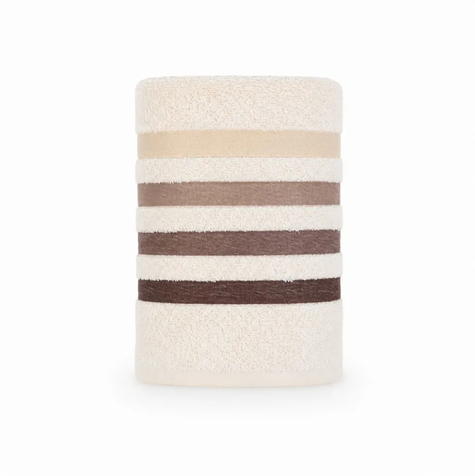 Coppia Asciugamani in spugna Colorful Beige