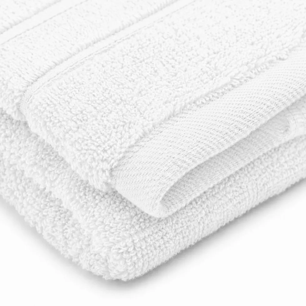 Coppia asciugamani No Twist Bianco