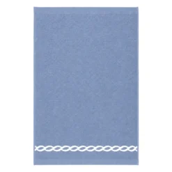 Coppia asciugamani Ricamati Loft Blu