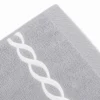 Coppia asciugamani Ricamati Loft Grigio