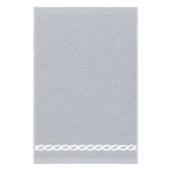 Coppia asciugamani Ricamati Loft Grigio