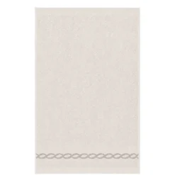 Coppia asciugamani Ricamati Loft Panna