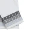 Coppia asciugamani Spugna Jacquard Rocio Bianco