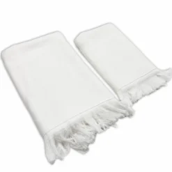 Coppia asciugamani Yuki Bianco