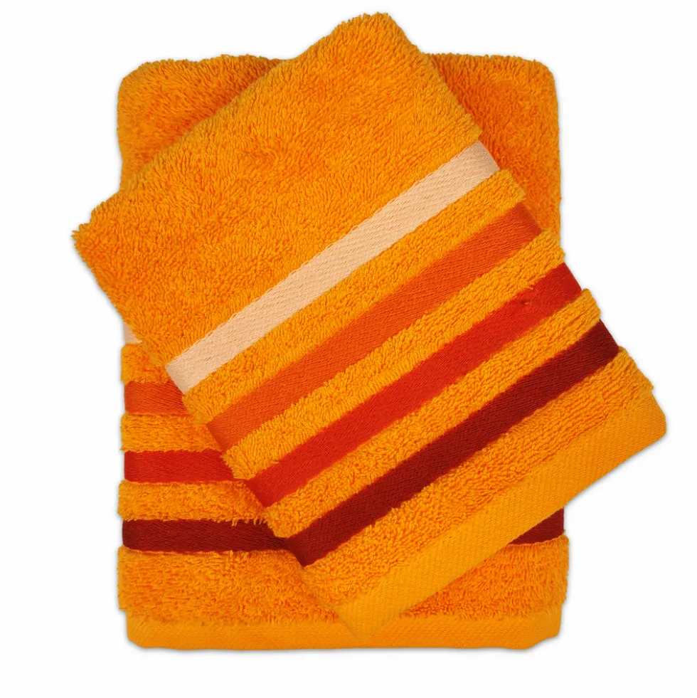 Coppia asciugamani Zeus Arancio
