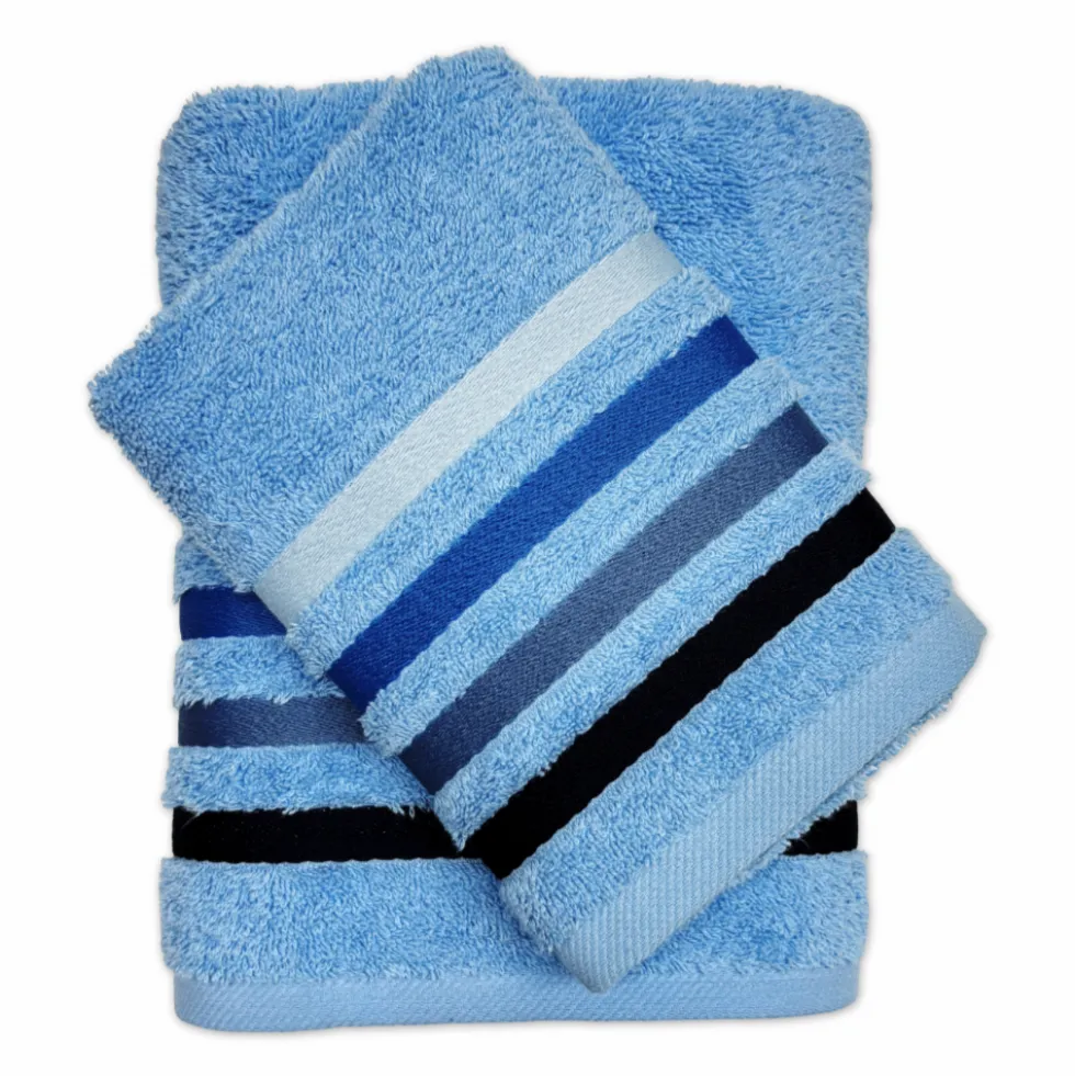 Coppia asciugamani Zeus Azzurro