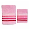 Coppia asciugamani Zeus Rosa