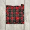 Coppia presine Check Tartan rosso