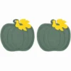 Coppia presine Sagomate Zucche Verdi
