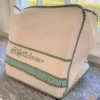 Copriaffettatrice ricamato verde grande