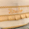 Copri Bimby ricamato giallo