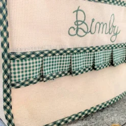 Copri Bimby ricamato verde