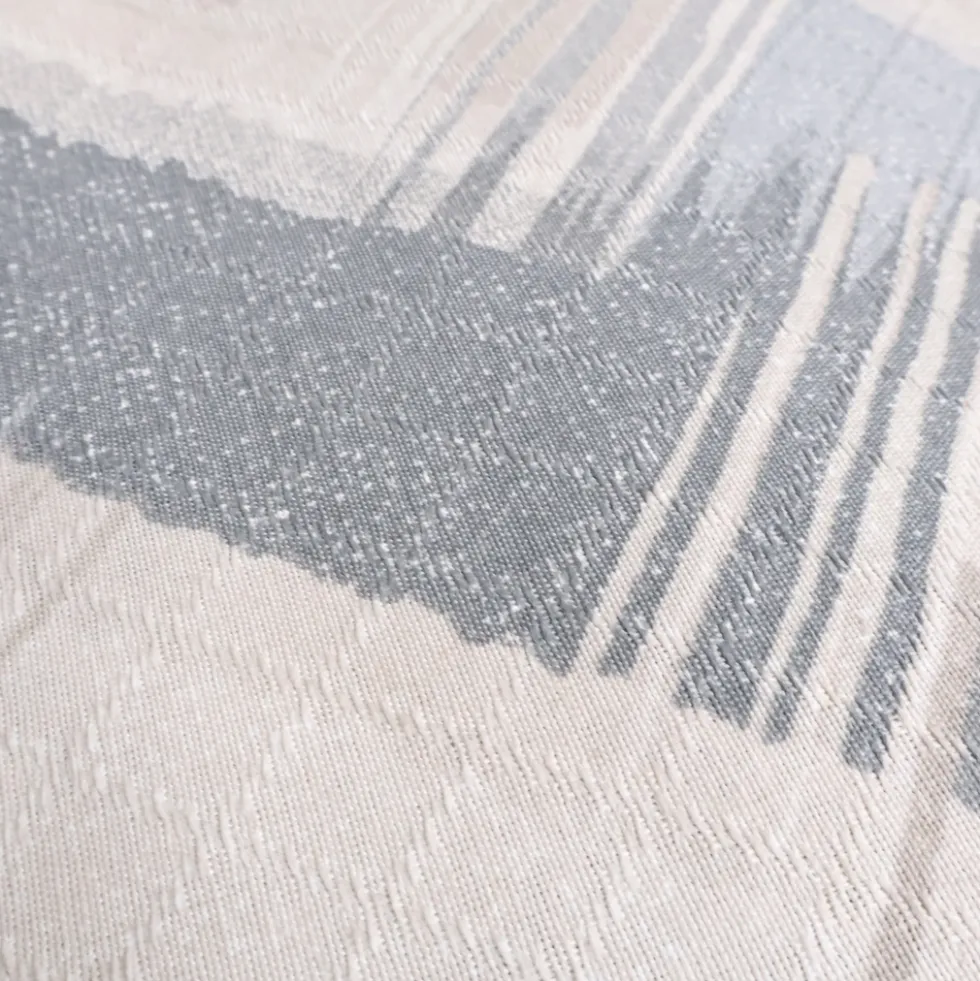 Copridivano Copriletto in piquet Zig Zag Moderno Beige Singolo