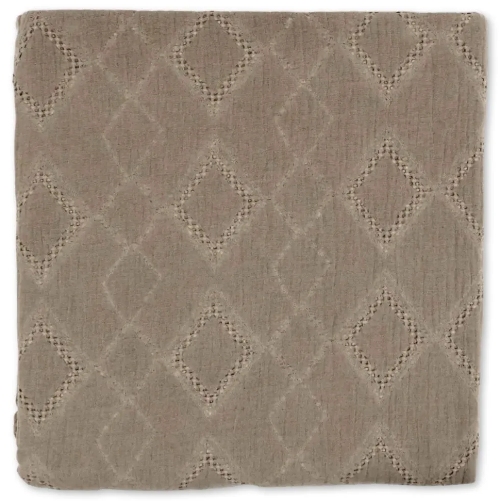 Copridivano Copriletto Jacquard Wenda Tortora 260x260