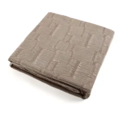 Copridivano Copriletto Jacquard Mirion Tortora 210x260