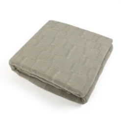Copridivano Copriletto Jacquard Mirion Verde 170x260