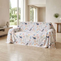 Copridivano Copritutto cotone leggero Maui Multicolor 260 x 295
