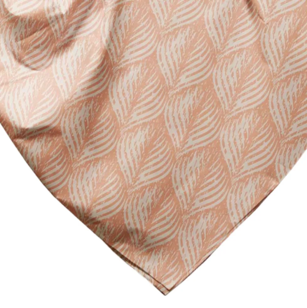 Copridivano copritutto cotone leggero Tilla pesca 260 x 295