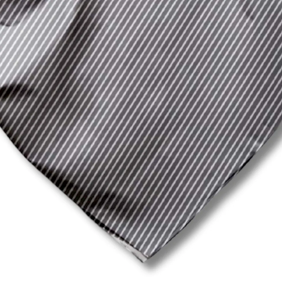 Copridivano Copritutto cotone leggero Manhattan riga grigio 260 x 280