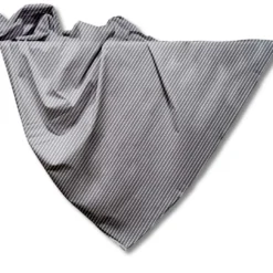Copridivano Copritutto cotone leggero Manhattan riga grigio 260 x 280