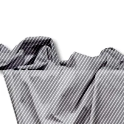 Copridivano Copritutto cotone leggero Manhattan riga grigio 260 x 280
