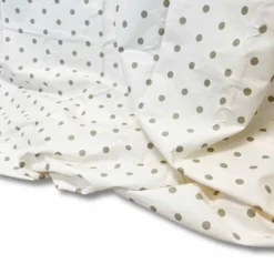 Copridivano Copritutto cotone leggero pois lino 260 x 280