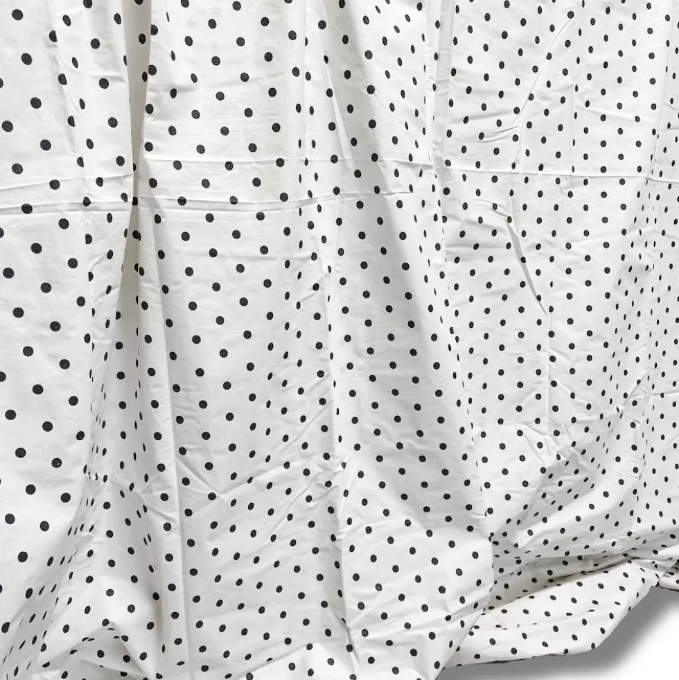 Copridivano Copritutto cotone leggero manhattan pois grigio 260 x 280