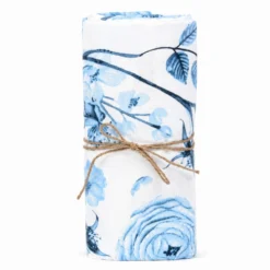 Copridivano Copritutto cotone leggero Alys Azzurro 170 x 295
