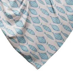 Copridivano copritutto cotone leggero Merida pesci tiffany 170 x 295