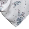 Copridivano copritutto cotone leggero Silene fiori azzurri 170 x 295