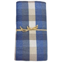 Copridivano copritutto Country quadretto azzurro 160 x 280
