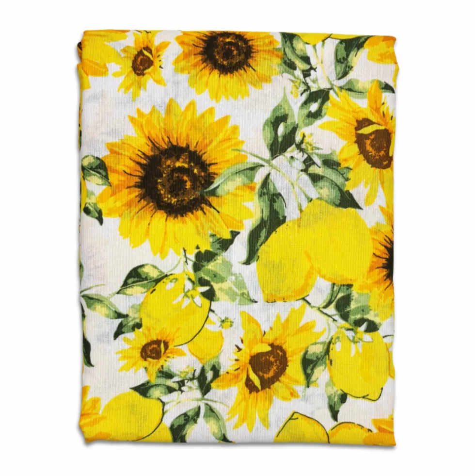 Copridivano copritutto Natura Limoni e girasoli 250 x 280