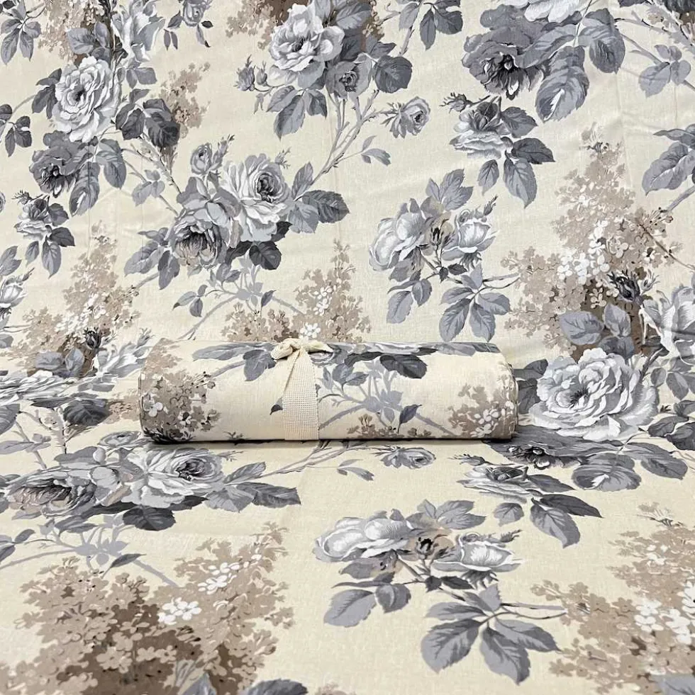 Copridivano copritutto Rose grigio 280 x 350