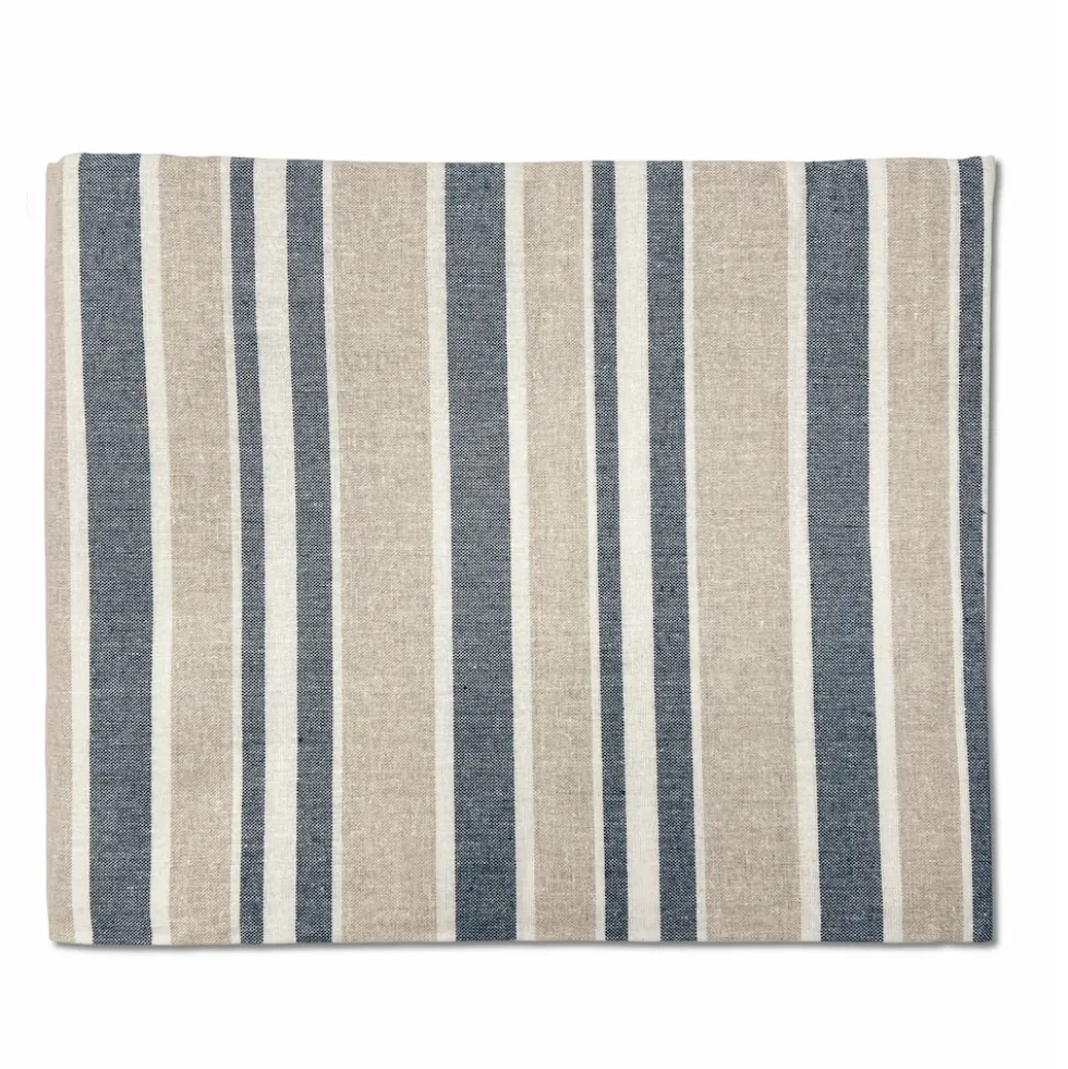 Copridivano copritutto Vela riga blu 260 x 280