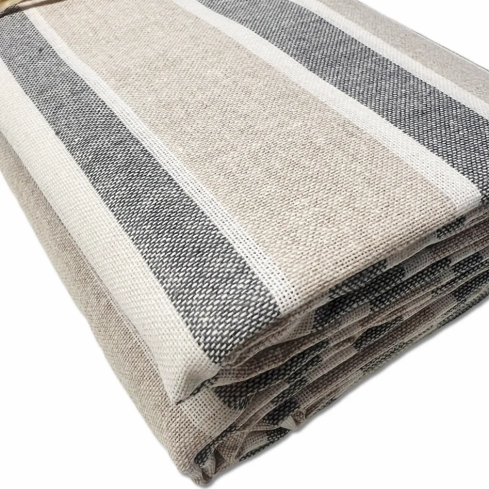 Copridivano copritutto Vela riga grigio 260 x 280