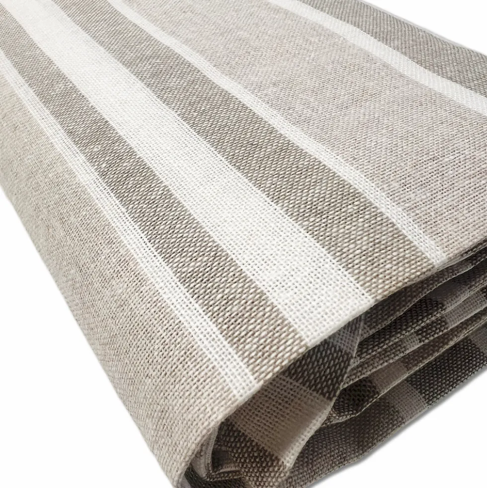 Copridivano copritutto Vela riga tortora 160 x 280