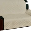Copridivano 2 posti trapuntato antimacchia beige